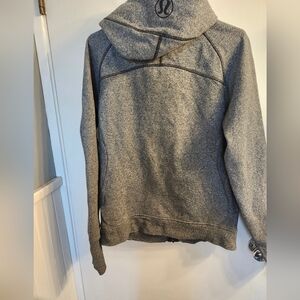 lululemon athletica Women's Gray Zip-Up Sweater